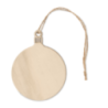 Décoration de Noël personnalisée en forme de boule de noël en contreplaqué et corde de jute Décoration de Noël personnalisée en forme de boule de noël en contreplaqué et corde de jute