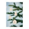 Décoration de Noël personnalisée en forme de flocon en contreplaqué et corde de jute Décoration de Noël personnalisée en forme de flocon en contreplaqué et corde de jute