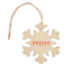 Décoration de Noël personnalisée en forme de flocon en contreplaqué et corde de jute Décoration de Noël personnalisée en forme de flocon en contreplaqué et corde de jute