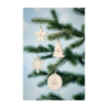 Décoration de Noël personnalisée en forme d'étoile en contreplaqué et corde de jute 7,9 X 6 cm Décoration de Noël personnalisée en forme d'étoile en contreplaqué et corde de jute 7,9 X 6 cm
