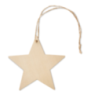 Décoration de Noël personnalisée en forme d'étoile en contreplaqué et corde de jute 7,9 X 6 cm Décoration de Noël personnalisée en forme d'étoile en contreplaqué et corde de jute 7,9 X 6 cm