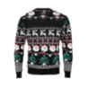 Pull de Noël personnalisable avec 10 lumières LED taille L/XL piles incluses Pull de Noël personnalisable avec 10 lumières LED taille L/XL piles incluses