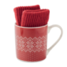 Set personnalisable mug et gants hiver