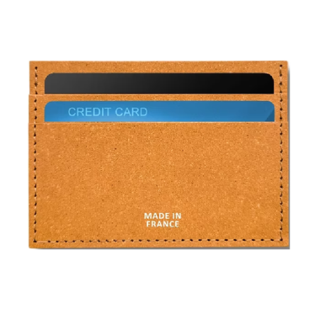 Porte carte personnalisé classique en cuir recyclé certifié OEKO TEX - Made in France - La Fab Riviera Porte carte personnalisé classique en cuir recyclé certifié OEKO TEX - Made in France - La Fab Riviera