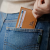 Porte carte personnalisé classique en cuir recyclé certifié OEKO TEX - Made in France - La Fab Riviera Porte carte personnalisé classique en cuir recyclé certifié OEKO TEX - Made in France - La Fab Riviera