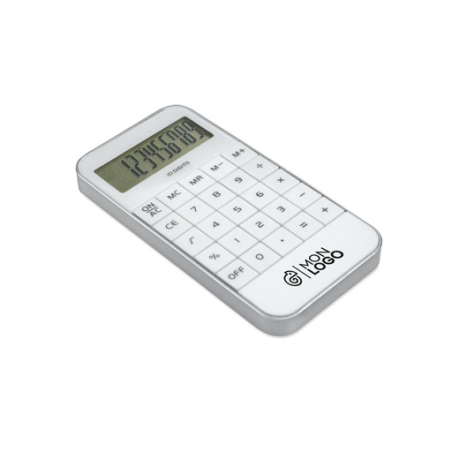 Calculatrice publicitaire en ABS 10 chiffres Calculatrice publicitaire en ABS 10 chiffres