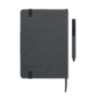 Coffret cadeau personnalisé de luxe 3 pièces avec un carnet A5 en RPET, stylo à bille twist et bouteille en acier inox à double Coffret cadeau personnalisé de luxe 3 pièces avec un carnet A5 en RPET, stylo à bille twist et bouteille en acier inox à double