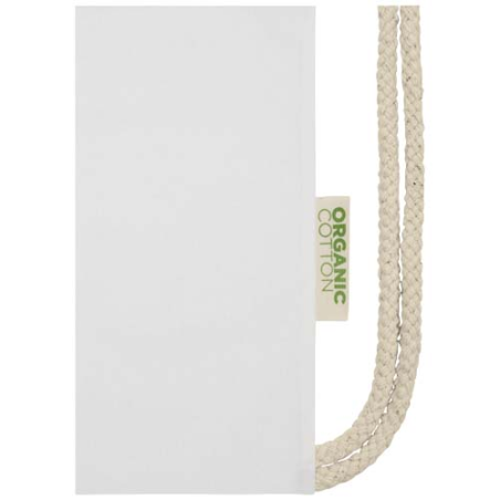 Sac à cordelette personnalisable en coton biologique ceritifié GOTS Orissa 100 g/m² 5L Sac à cordelette personnalisable en coton biologique ceritifié GOTS Orissa 100 g/m² 5L