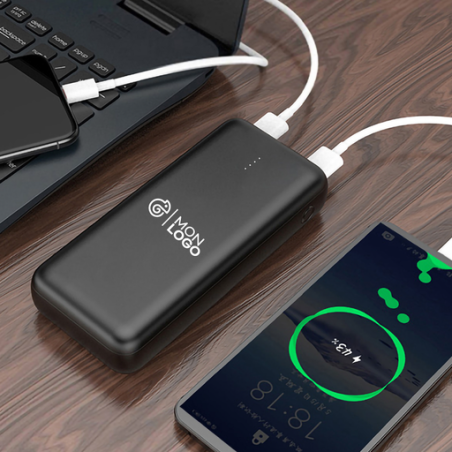 Batterie de secours personnalisable ultra compacte - 20000 mAh - Jindai Batterie de secours personnalisable ultra compacte - 20000 mAh - Jindai