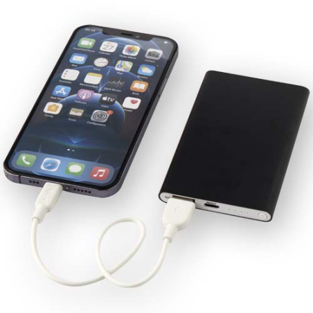 Powerbank personnalisé en aluminium 4000 mAh Pep Powerbank personnalisé en aluminium 4000 mAh Pep