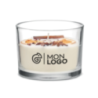 Bougie personnalisée en cire végétale 300 gr avec fleurs et fruits séchés Bougie personnalisée en cire végétale 300 gr avec fleurs et fruits séchés