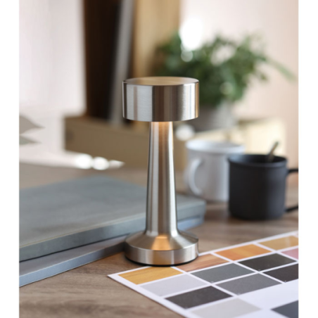 Lampe de bureau personnalisable rechargeable 12 LED 3 modes - HIERLUZ Lampe de bureau personnalisable rechargeable 12 LED 3 modes - HIERLUZ