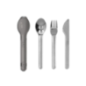 Set de couverts personnalisable en inox dans un boîtier rigide Set de couverts personnalisable en inox dans un boîtier rigide