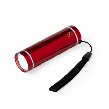 Lampe de poche publicitaire 1 LED en aluminium recyclé certifié GRS - Flareon