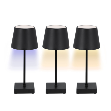 Lampe personnalisable en abs et aluminium 17 LEDs et 3 modes d'intensité - Madison Lampe personnalisable en abs et aluminium 17 LEDs et 3 modes d'intensité - Madison
