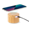 Lampe + enceinte 3W + chargeur 15W personnalisable en bambou - Sheilax Lampe + enceinte 3W + chargeur 15W personnalisable en bambou - Sheilax
