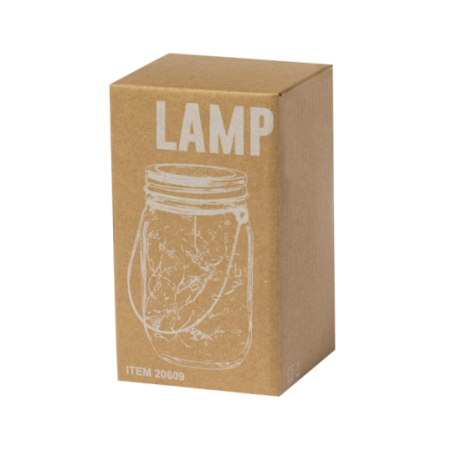 Lampe décorative solaire personnalisée en verre 20 LEDs - Rodina Lampe décorative solaire personnalisée en verre 20 LEDs - Rodina