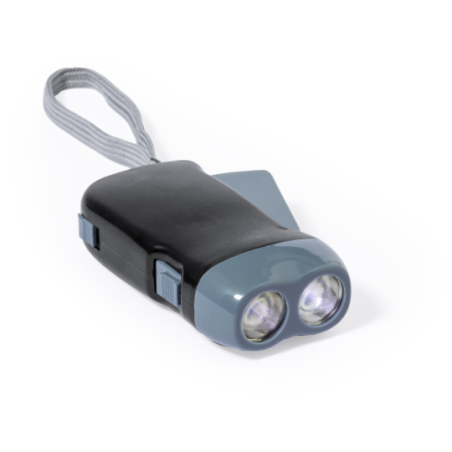Lampe dynamo publicitaire 2 LED - Sena Lampe dynamo publicitaire 2 LED - Sena