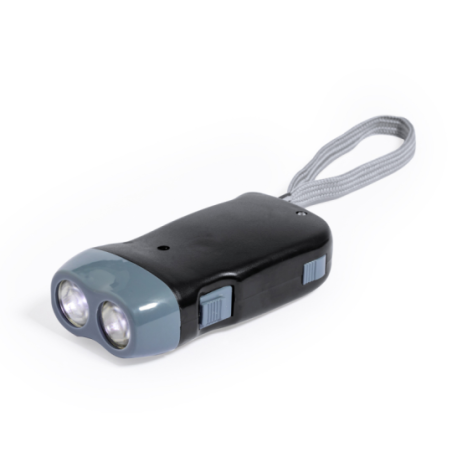 Lampe dynamo publicitaire 2 LED - Sena Lampe dynamo publicitaire 2 LED - Sena