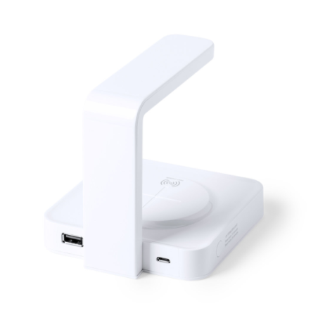 Lampe personnalisable avec stérilisateur UV et chargeur 10W - Blay Lampe personnalisable avec stérilisateur UV et chargeur 10W - Blay