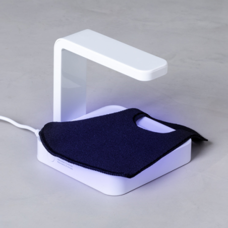 Lampe personnalisable avec stérilisateur UV et chargeur 10W - Blay Lampe personnalisable avec stérilisateur UV et chargeur 10W - Blay