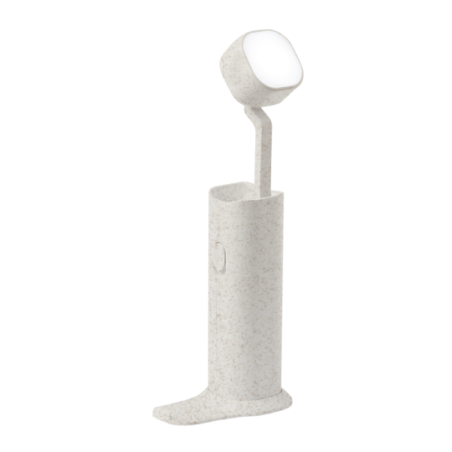 Lampe torche publicitaire en canne de blé 12 LED antidérapante - Olan Lampe torche publicitaire en canne de blé 12 LED antidérapante - Olan