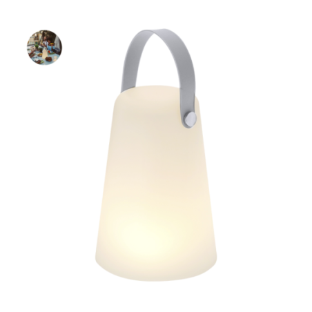 Lampe personnalisable en PE avec poignée de transport 4 LED - Tuxfan Lampe personnalisable en PE avec poignée de transport 4 LED - Tuxfan