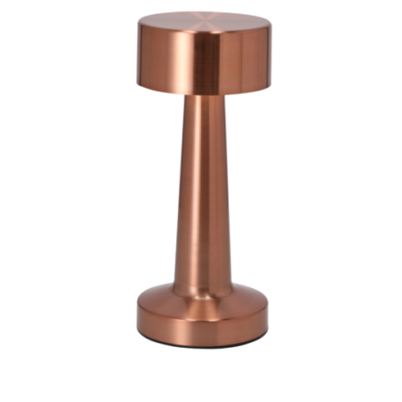 Lampe publicitaire en métal cuivré avec 24 LEDS et batterie 1200 mAh Lampe publicitaire en métal cuivré avec 24 LEDS et batterie 1200 mAh