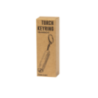 Porte-clés lampe publicitaire en bambou 1 LED - Joper Porte-clés lampe publicitaire en bambou 1 LED - Joper