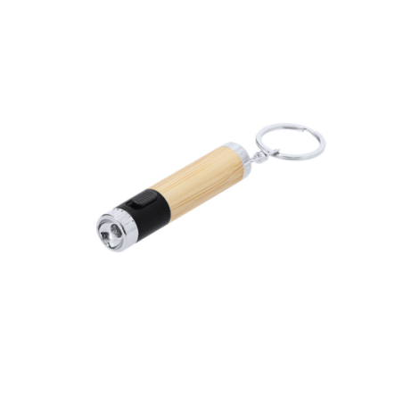 Porte-clés lumineux personnalisable en ABS et bambou 1 LED Zungux Porte-clés lumineux personnalisable en ABS et bambou 1 LED Zungux