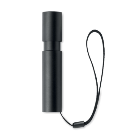 Lampe torche personnalisable 1 LED (50 lumens) rechargeable en alu - ALUMINATE Lampe torche personnalisable 1 LED (50 lumens) rechargeable en alu - ALUMINATE