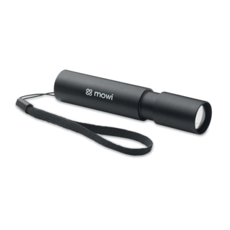 Lampe torche personnalisable 1 LED (50 lumens) rechargeable en alu - ALUMINATE Lampe torche personnalisable 1 LED (50 lumens) rechargeable en alu - ALUMINATE