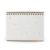 Calendrier personnalisable chevalet à spirale en papier graines Calendrier personnalisable chevalet à spirale en papier graines