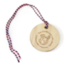 Grande médaille personnalisable à planter en bois Grande médaille personnalisable à planter en bois