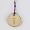 Grande médaille personnalisable à planter en bois Grande médaille personnalisable à planter en bois