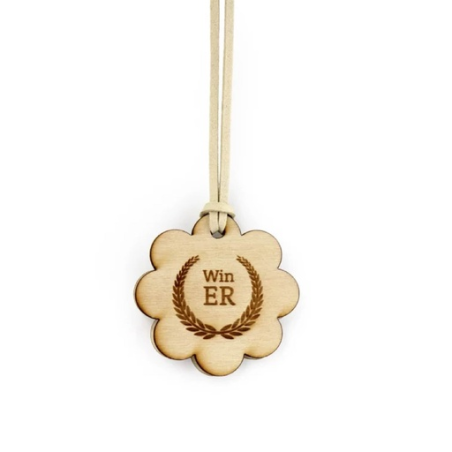 Médaille personnalisable à planter découpe spéciale