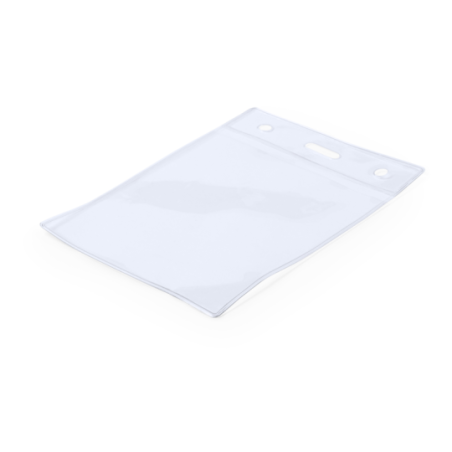 Porte-badge personnalisable 3 trous - 8,4 x 12,1 cm - Bizzot Porte-badge personnalisable 3 trous - 8,4 x 12,1 cm - Bizzot