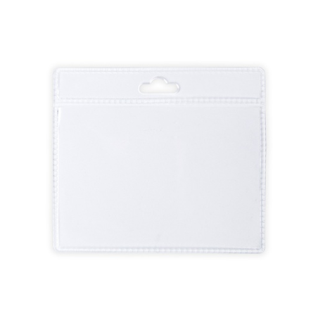 Porte-badge personnalisable en PVC 1 trou - 10 x 9 cm - Ifem Porte-badge personnalisable en PVC 1 trou - 10 x 9 cm - Ifem
