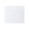 Porte-badge personnalisable en PVC 1 trou - 10 x 9 cm - Ifem Porte-badge personnalisable en PVC 1 trou - 10 x 9 cm - Ifem