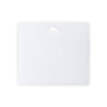 Porte-badge personnalisable en PVC 1 trou - 10 x 9 cm - Ifem Porte-badge personnalisable en PVC 1 trou - 10 x 9 cm - Ifem