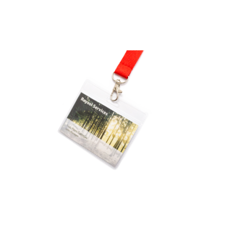 Porte-badge personnalisable en PVC 1 trou - 10 x 9 cm - Ifem Porte-badge personnalisable en PVC 1 trou - 10 x 9 cm - Ifem