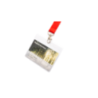 Porte-badge personnalisable en PVC 1 trou - 10 x 9 cm - Ifem Porte-badge personnalisable en PVC 1 trou - 10 x 9 cm - Ifem