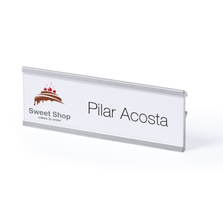 Badge personnalisable en aluminium anodisé avec pince de fixation - Venkal Badge personnalisable en aluminium anodisé avec pince de fixation - Venkal