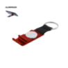 Porte-clés jeton personnalisable en aluminium et nylon - Nevin Porte-clés jeton personnalisable en aluminium et nylon - Nevin