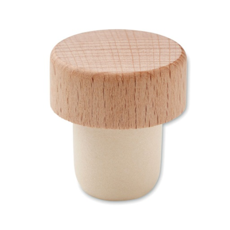 Bouchon de bouteille personnalisable en hêtre Bouchon de bouteille personnalisable en hêtre