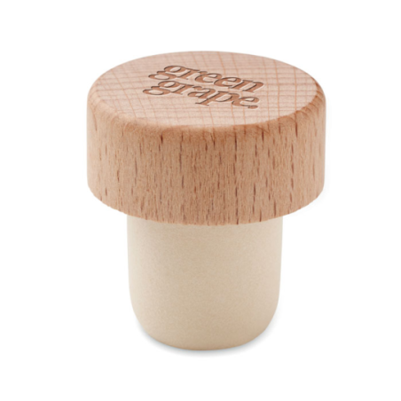 Bouchon de bouteille personnalisable en hêtre Bouchon de bouteille personnalisable en hêtre