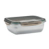 Boîte à lunch personnalisable en inox et PP recyclé 1,5L avec séparateur - LOX PLUS Boîte à lunch personnalisable en inox et PP recyclé 1,5L avec séparateur - LOX PLUS