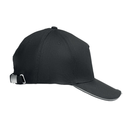 Casquette publicitaire en coton 200 g/m2 avec LED dans la visière 5 pans - LUZCAP Casquette publicitaire en coton 200 g/m2 avec LED dans la visière 5 pans - LUZCAP