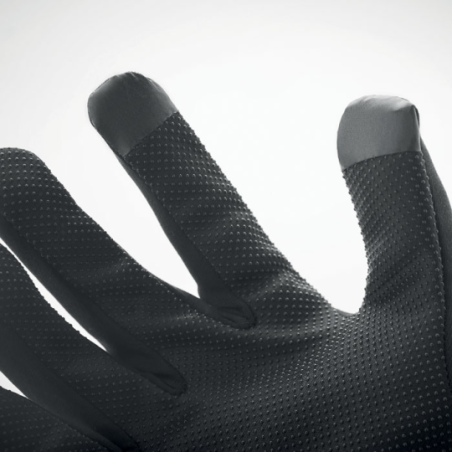 Gants de sport tactiles personnalisable en polyester - LESPORT Gants de sport tactiles personnalisable en polyester - LESPORT
