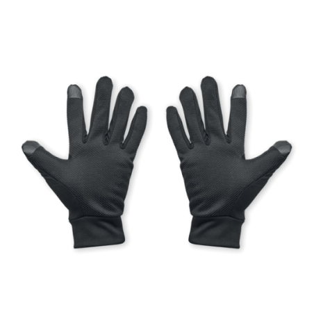 Gants de sport tactiles personnalisable en polyester - LESPORT Gants de sport tactiles personnalisable en polyester - LESPORT